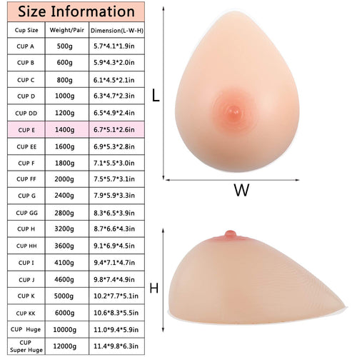 Silicone Breast Form